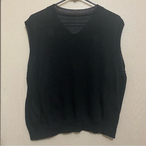 ☀️ Embroidery Teddy Bear Pattern Sweater Vest - SHEIN - Size 2XL - Picture 4 of 6